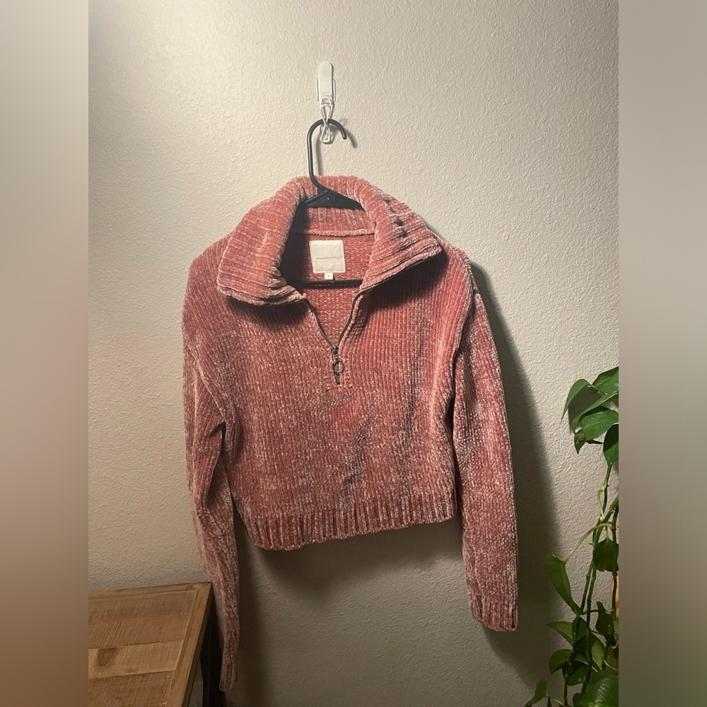 Half zip sweater